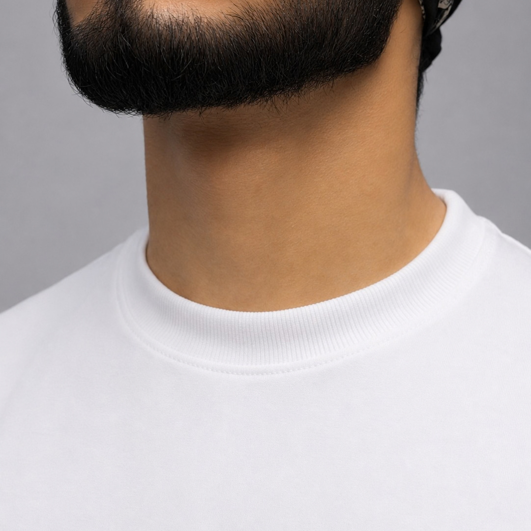 White Cropped T-shirt