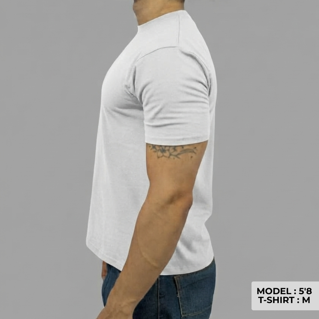 White Cropped T-shirt