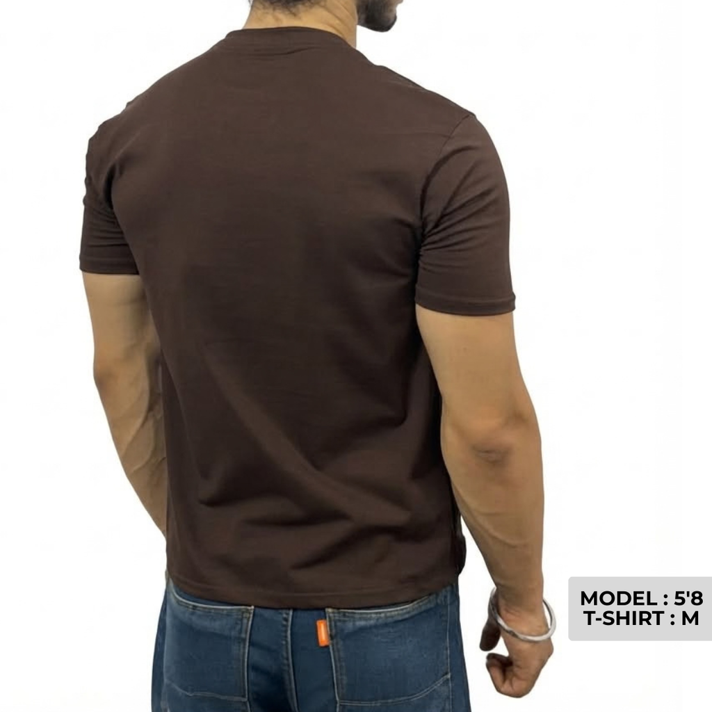 Cocoa Brown Cropped T-shirt