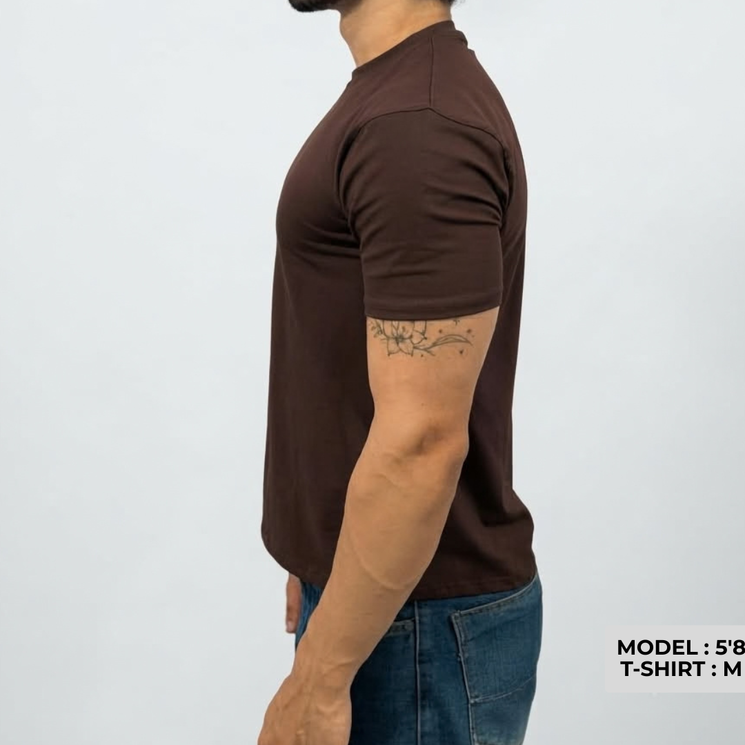 Cocoa Brown Cropped T-shirt