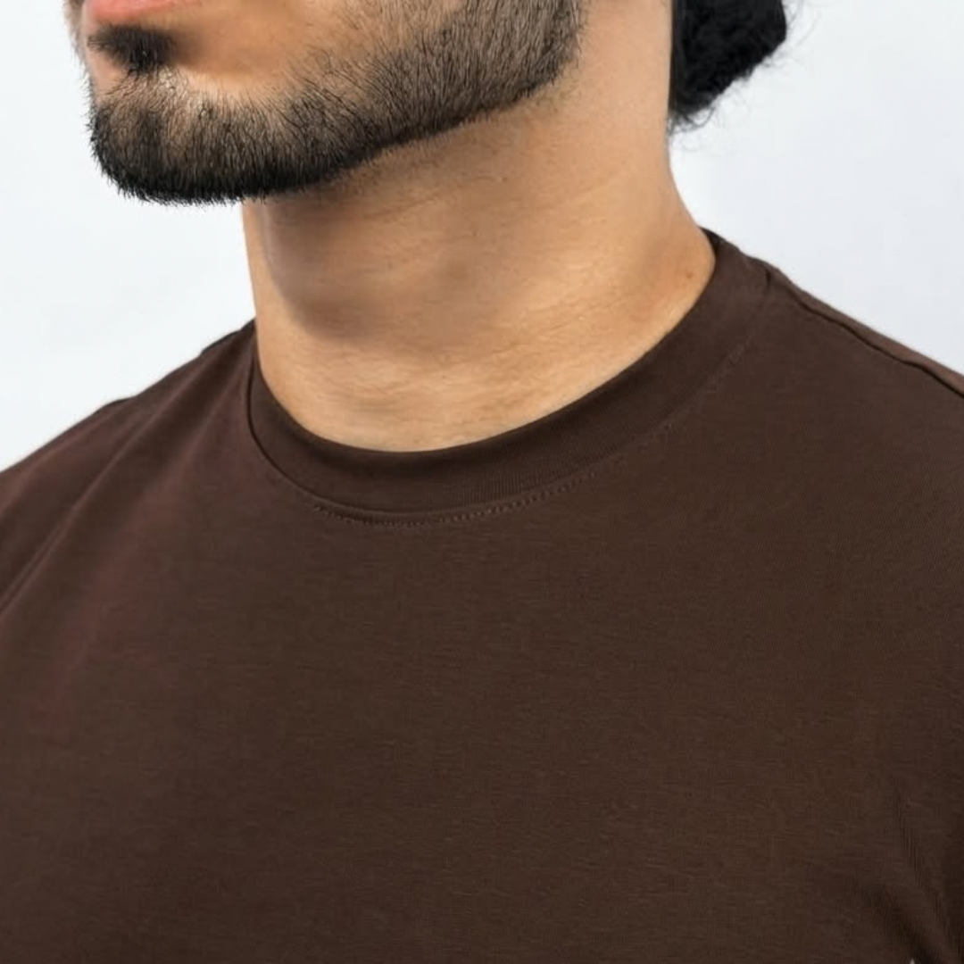 Cocoa Brown Cropped T-shirt