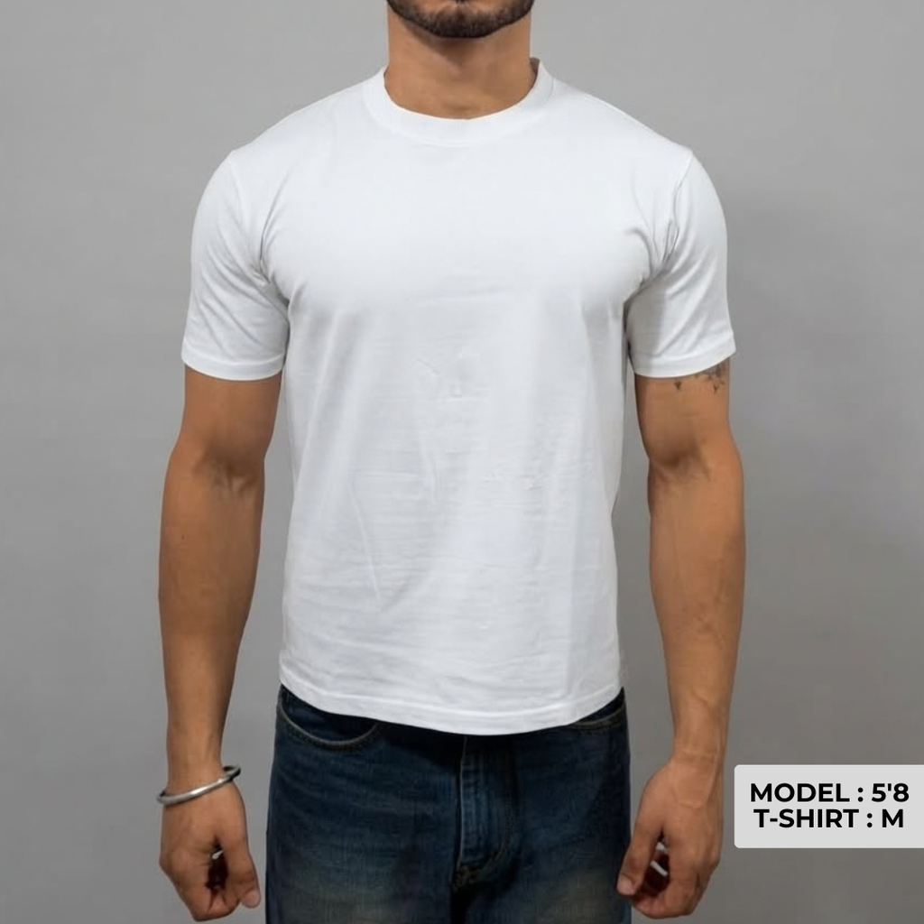 White Cropped T-shirt